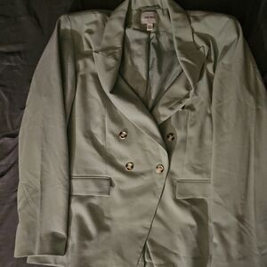 Nine West Green Blazer